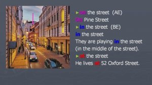 Предлоги места at, on, in в английском языке