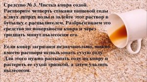 Как почистить ковер в домашних условиях.