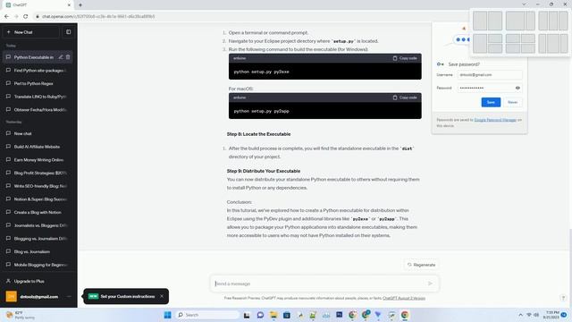 Is there an Eclipse addon to build a python executable for distribution