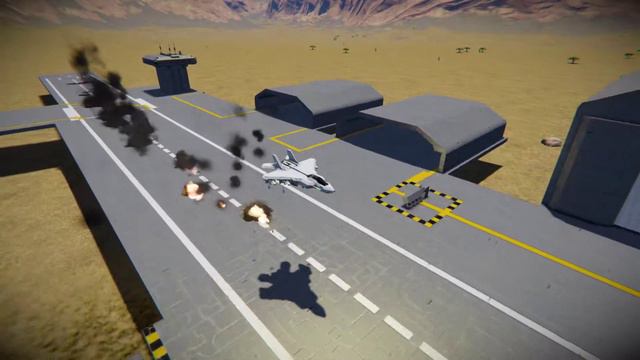 Carpet bomb system used for destruction of the enemy`s runway || Space Engineers смотреть онлайн