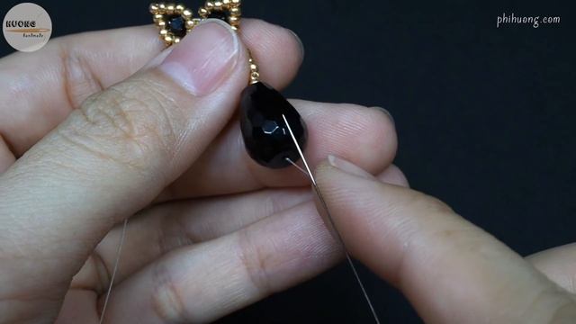Charming Beaded Necklace With Bicone And Seed Beads. How To Make Beaded Jewelry