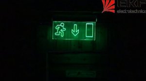 Световое табло выход