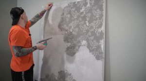 ТРАФАРЕТЫ + ТЮЛЬ = ВИНТАЖНАЯ ФАКТУРНАЯ ШТУКАТУРКА (2020)