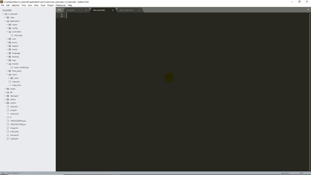 Codeigniter CRUD Application with Bootstrap Part 1