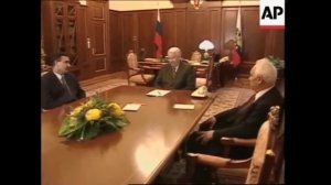 Встреча Руслана Аушева с Бориса Николаевича Ельцина