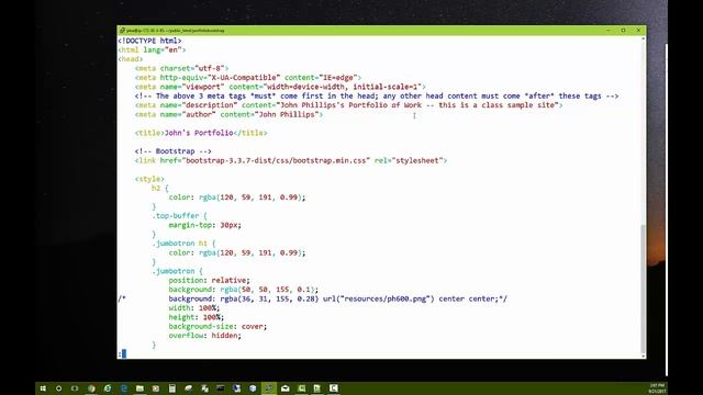 How to Create and Host a Student Work Portfolio on GitHub using Bootstrap смотреть онлайн