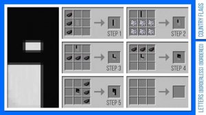 Minecraft 1.8 Banner Art - Numbers & Basic Punctuation