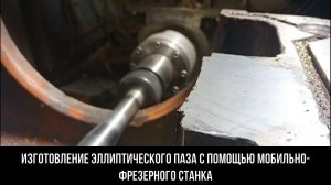 Фрезеровка эллиптического паза подшипниковой опоры