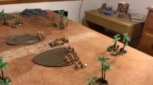 US Army vs Italians - Bolt Action Battle Report - Desert Fighting