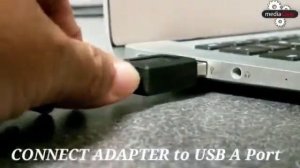 Connecting non USB C laptop to two displays via USB C DisplayLink Docking Station and C to A Adapte