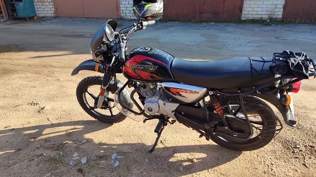 баджадж Боксер 125х. Плохо заводится в 4°с #bajajboxer #баджаджбоксер #мотоцикл смотреть онлайн