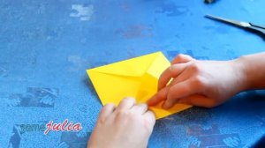 Оригами Парашют из бумаги