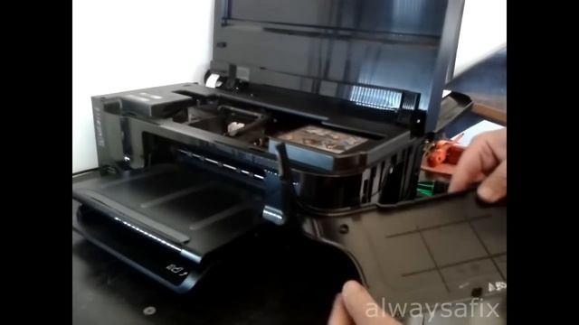 HP 6500 E709n, HP 6500A plus E710n officejet AIO disassembly смотреть онлайн