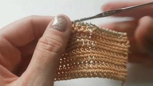 Красивая обвязка края крючком.???