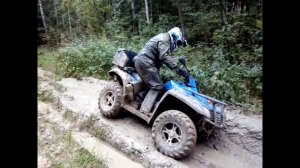 "Китайцы" CF-MOTO 500 против квадроцикла BRP Outlander 500
