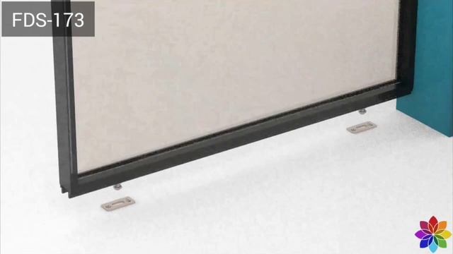 Набор для крепления неподвижного стекла для раздвижной системы FDS-17