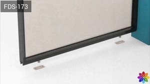 Набор для крепления неподвижного стекла для раздвижной системы FDS-17