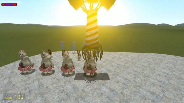 HOUSE HEAD FAMILY in Garry Mod! [ Trevor henderson ]