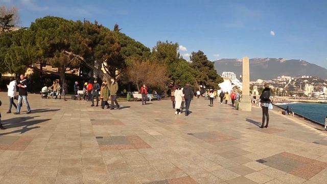 Крым сегодня 2022. Прогулка по набережной Ялты. #крым сегодня 2022 смотреть онлайн