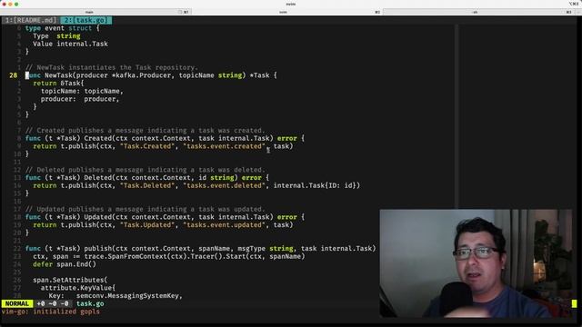 Golang Microservices: Events Streaming using Apache Kafka