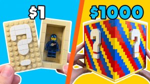 $1 vs $1000 LEGO МИСТЕРИ БОКСЫ