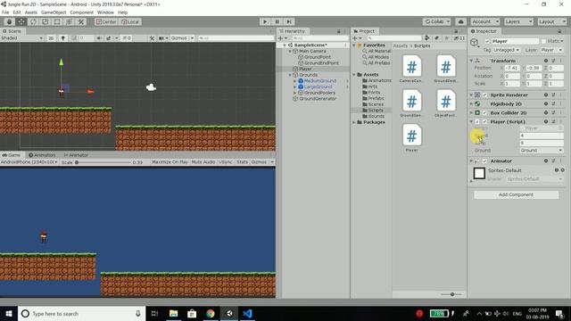 #8 Android Game Development Tutorial - Player Jump