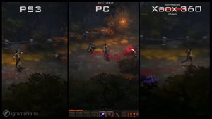 Diablo 3   Сравнение графики PC vs  XBOX 360 vs  PS3
