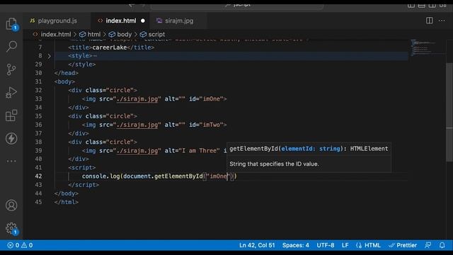 View the properties of HTML element  using JavaScript console.dir() | JavaScript | Siraj M