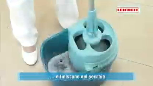 Комплект для уборки Leifheit швабра моп и ведро с центрифугой 55400
