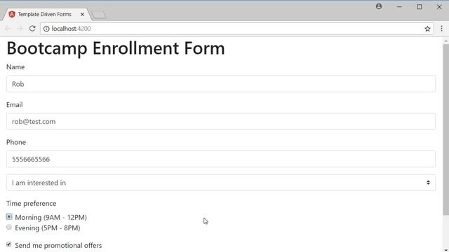 Angular Forms Tutorial - 10 - Select control validation смотреть онлайн