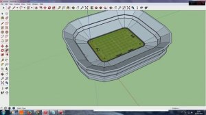 tutorial : basic how to build a stadium on google sketchup pro