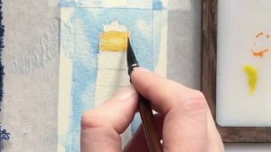 ЗАКЛАДКА ДЛЯ КНИГИ АКВАРЕЛЬЮ