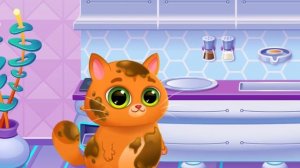 Котик Bubbu заболел и попал в больницу | Настя лечит блох у Бубу