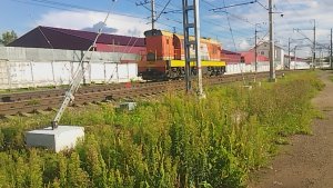 Тепловоз ЧМЭ3-6234 следует резервом