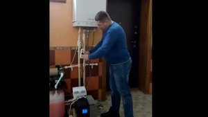 Устройство сопряжения генератора и ИБП с газовым котлом