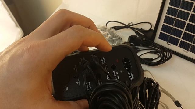 Фонарь солнечная станция Gdlite GD-8007, солнечное зарядное.