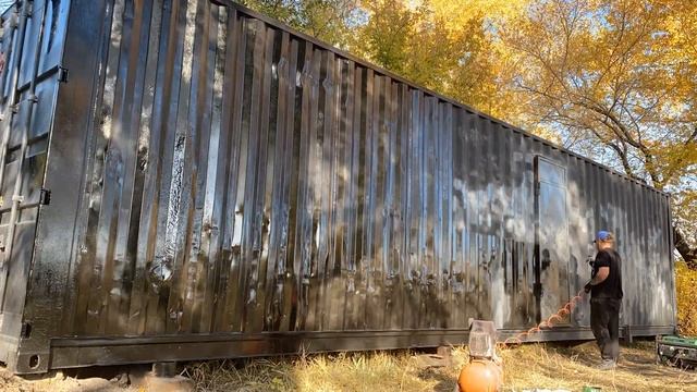 Покраска контейнера. смотреть онлайн