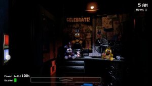 Fnaf 1| первое видео на канале, скример Бонни)