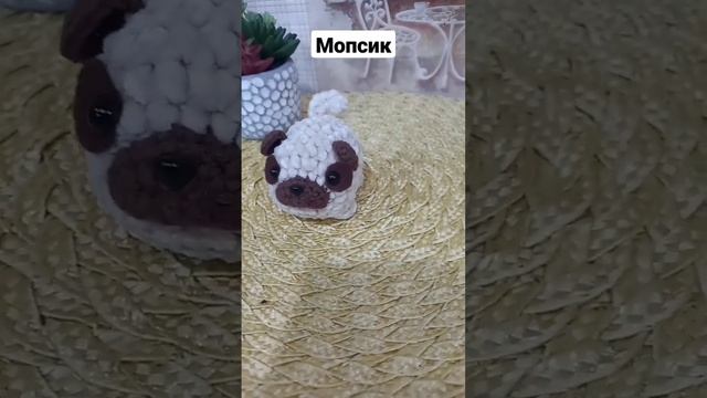 Мопс крючком #handmade #вязаныеигрушки #амигуруми #игрушки смотреть онлайн