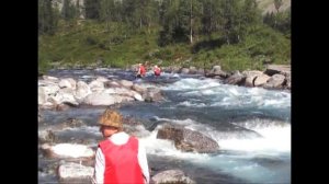 Река Манарага. Прохождение II порога не опытным экипажем.