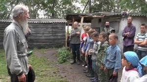 Земля на столе уже. 04. 07. 2016. Лагерь-стан православный.
