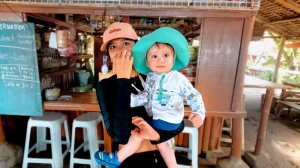 Встречаем родственников и друзей Найви, купаем Юрчика в море и пробуем филиппинскую еду