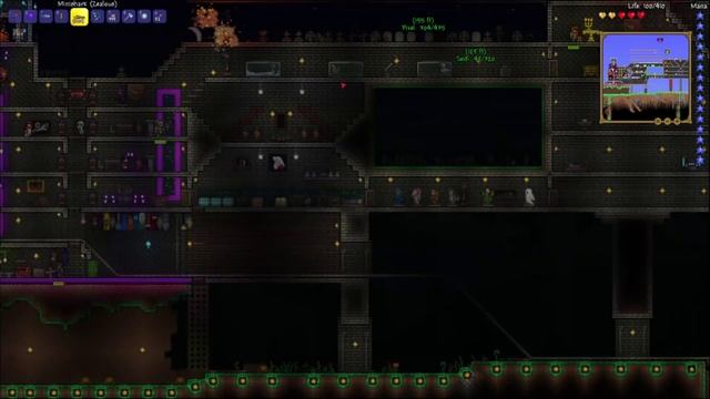 Terraria. Трое в 2D ~19~ Практикуем защиту дома смотреть онлайн