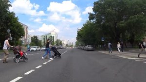 Поездка у метро Свиблово по улице Снежная 29.05.2019