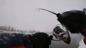 Зимний Спиннинг на Москва реке _ Береговой Джиг.