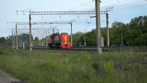 Тепловоз ТЭМ2-7434. Резервом.
