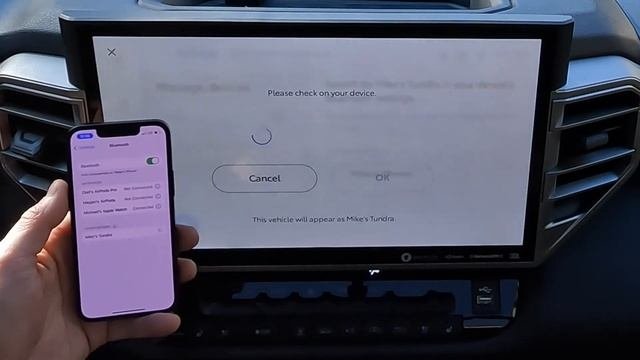 Connecting Phone & Toyota App To The 2022 Toyota Tundra