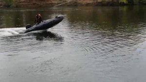 Хантер 335 мотор HIDEA 9.8