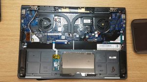 Samsung NP900X3C disassembling a laptop to restore the track after the liquid