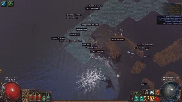 Path of Exile - прохождение/гайд [50] - Карты 70лвл, часть 1 (+ уникальная 66лвл). смотреть онлайн